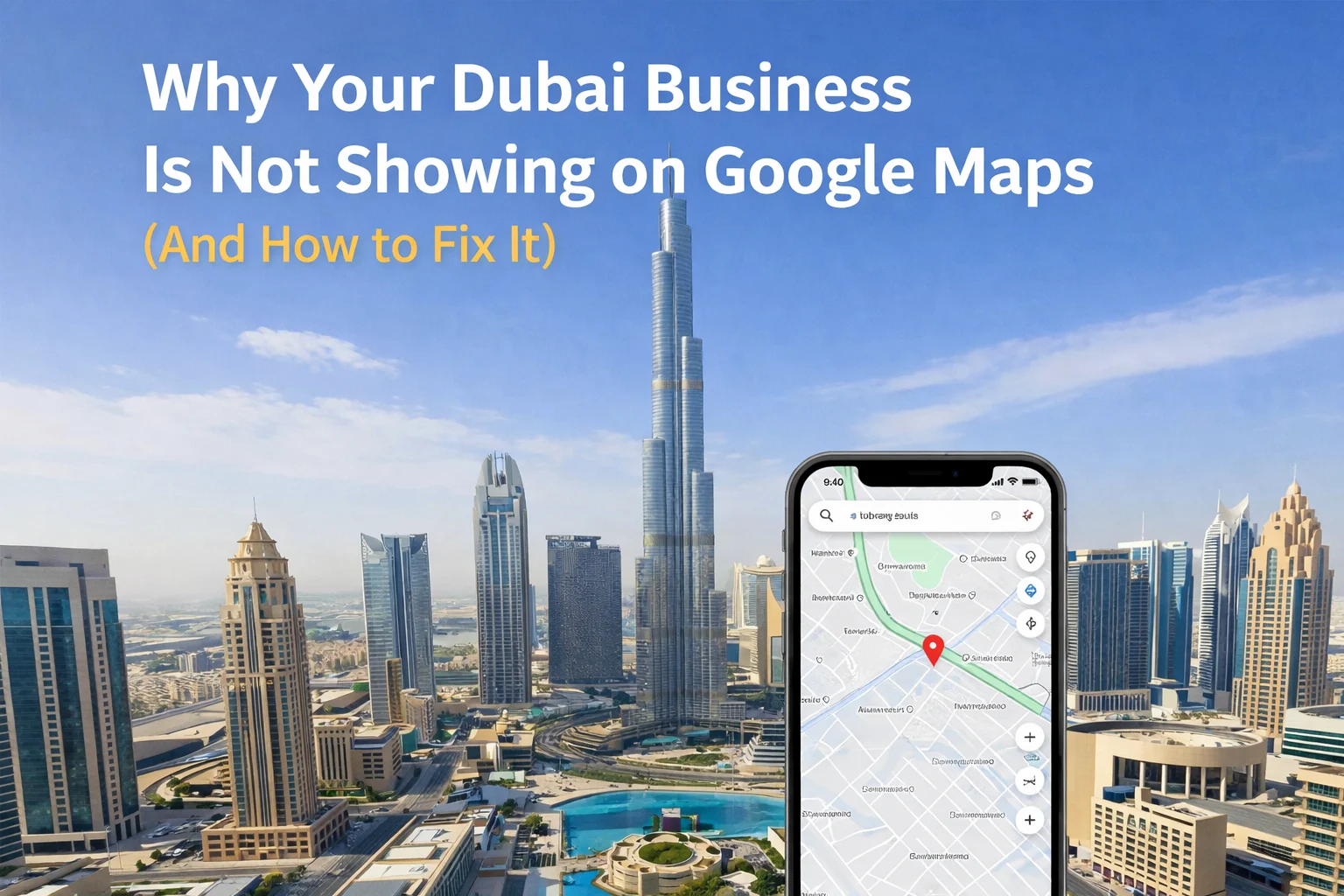 Why Your Dubai Business Is Not Showing on Google Maps (And How to Fix It)
