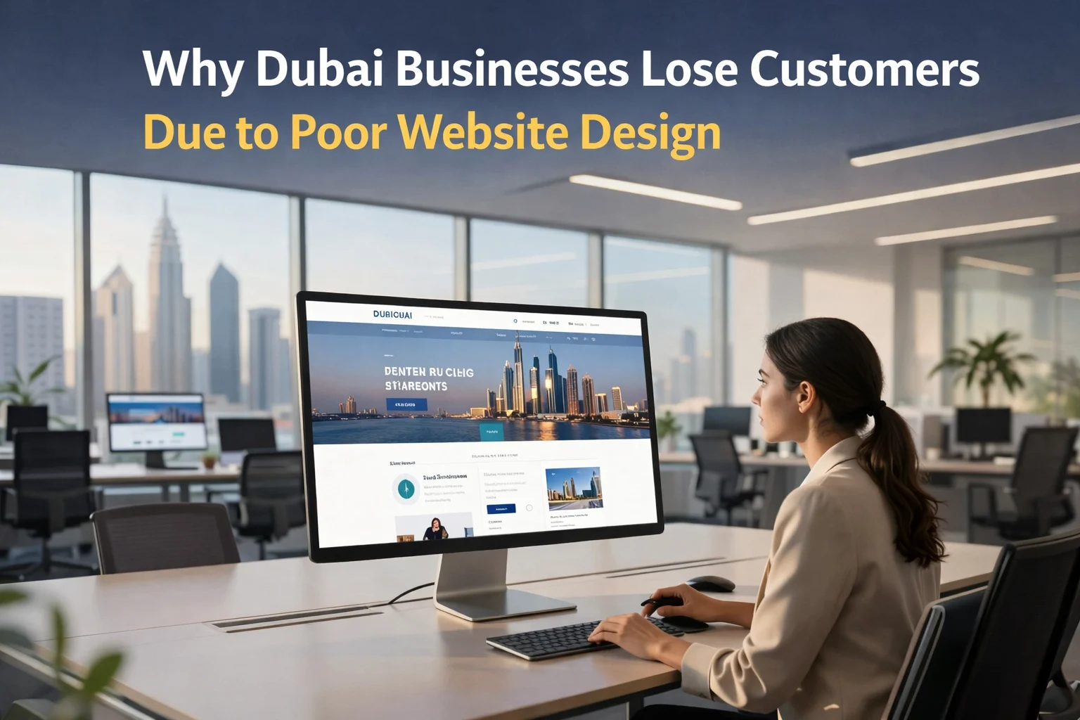 Why Dubai Businesses Lose Customers Due to Poor Website Design